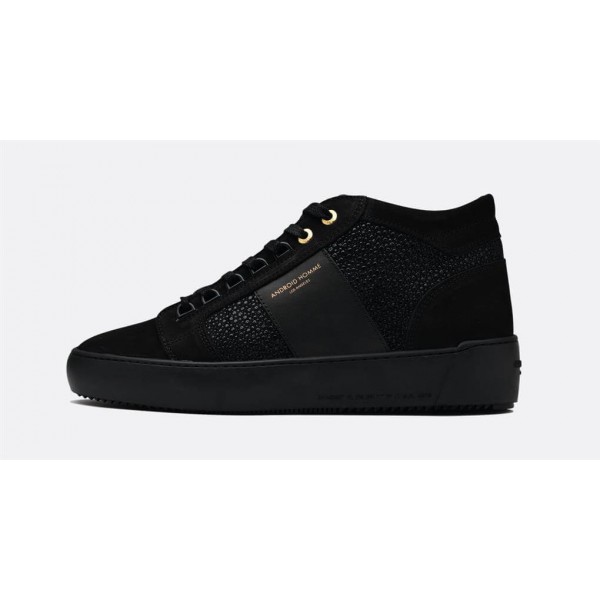 ANDROID HOMME PROPULSION MID GEO CARBON SUEDE BLACK STINGRAY 